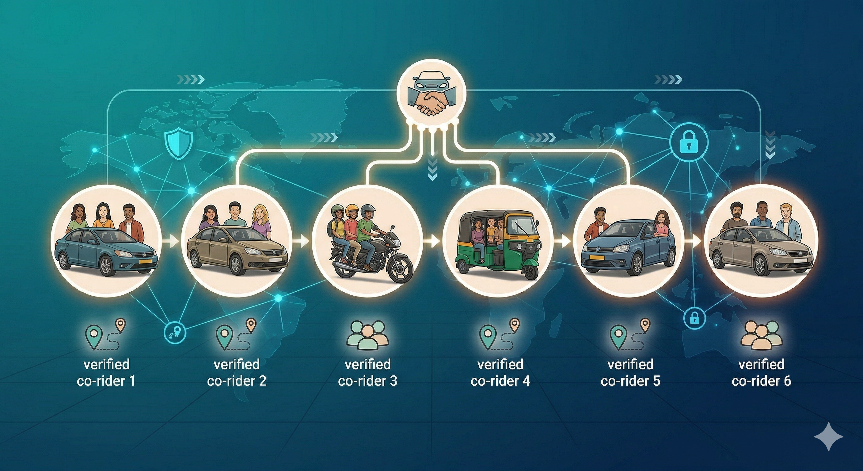 PoolPal Dosti — Carpooling